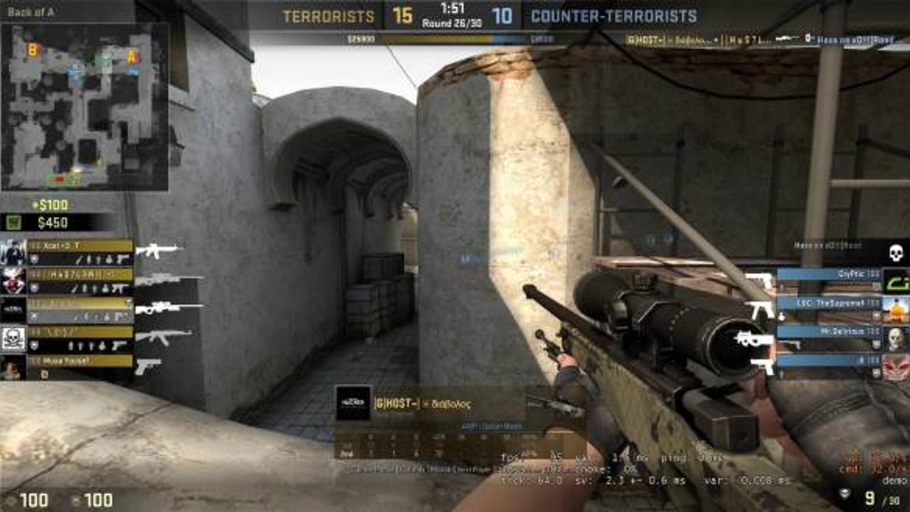 GHO$T 4kill with Awp & dgl