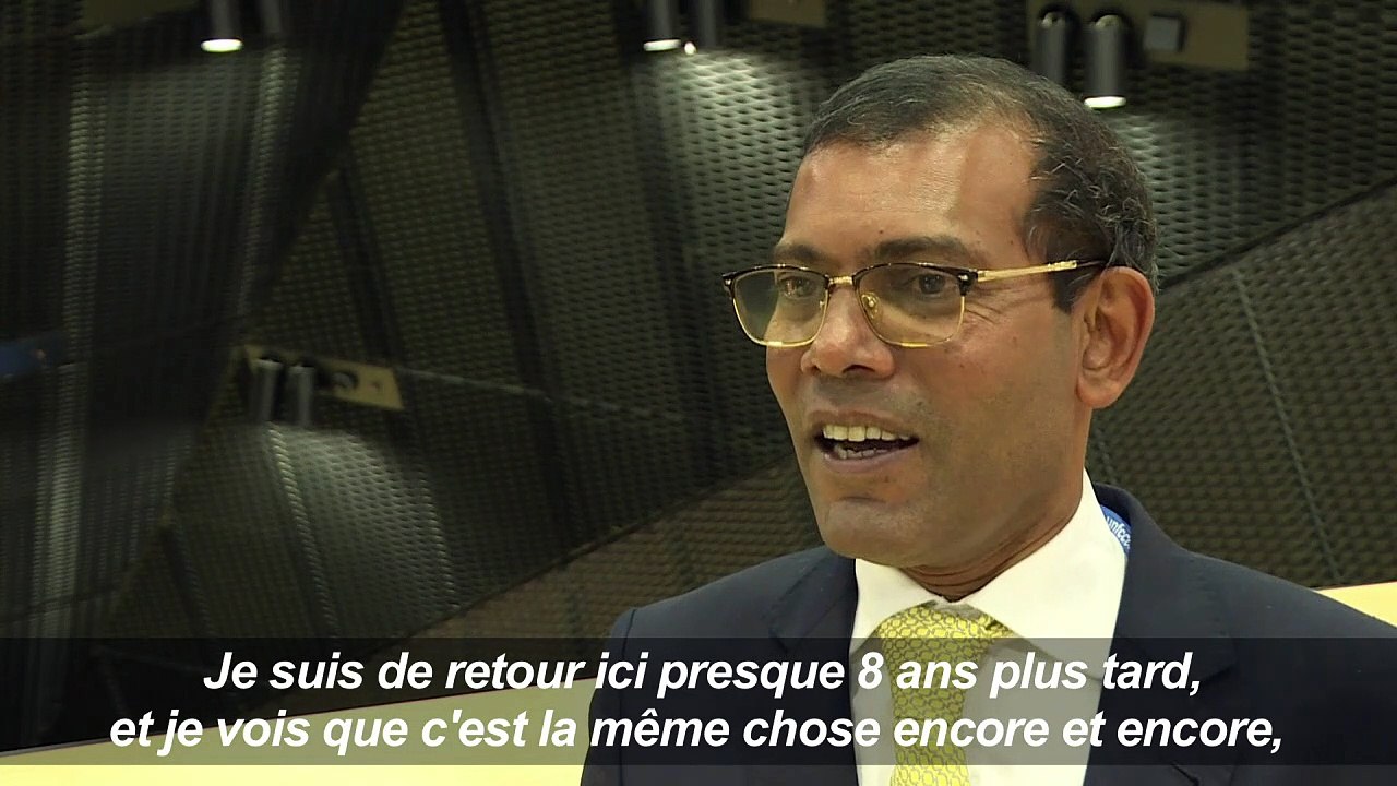 Climat: "peu de progrès" à la COP24 (ex-président des Maldives)