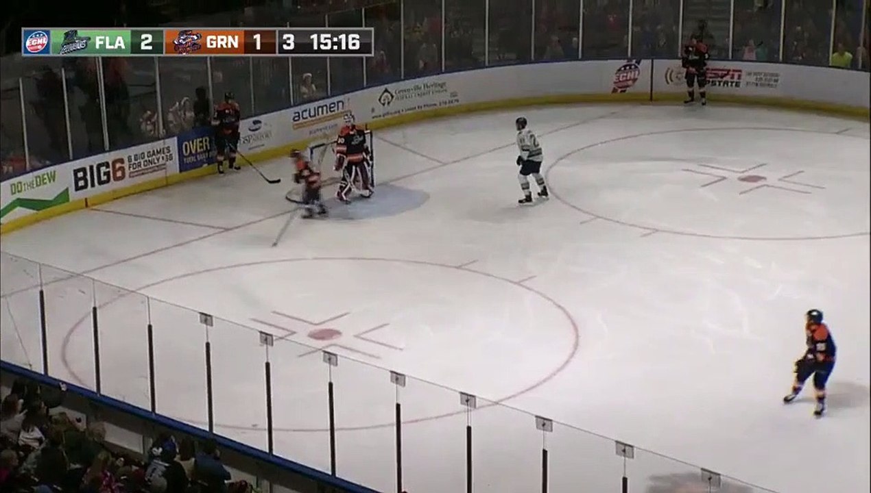 ECHL Florida Everblades 3 at Greenville Swamp Rabbits 2