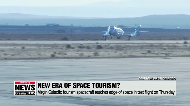 Private firm successfully takes men into space for first time