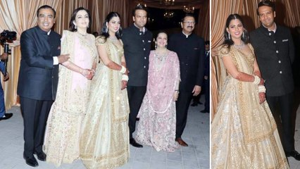 Download Video: Isha Ambani and Anand Piramal’s Grand Wedding Reception Video | Filmibeat Telugu