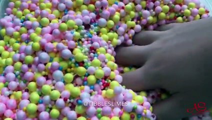 SATISFYING CRUNCHY SLIME / FLOAM SLIME #5 - ASMR CRUNCHY SOUNDS