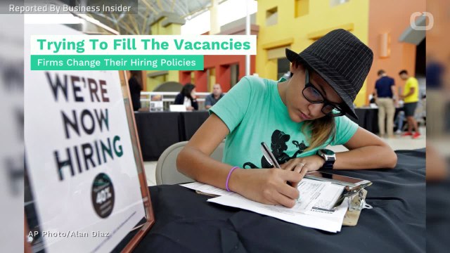 Some Employers Are Relaxing Policies To Hire Talent