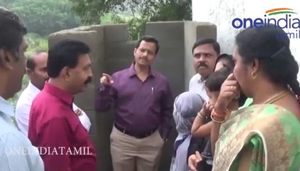 தந்தை மீது புகார் கொடுத்த மாணவிக்கு கழிவறை கட்டிதரப்பட்டது- வீடியோ