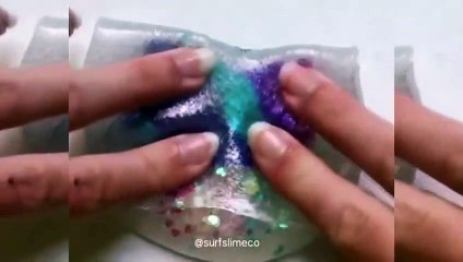 Coloring Slime Mixing || The Most Satisfying Coloring Slime Compilations #105