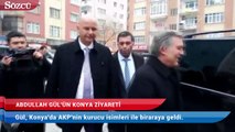 Abdullah Gül'ün dikkat çeken Konya ziyareti