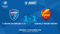 J16 : Bourg-Peronnas 01 - Quevilly Rouen M. (1-1), le résumé