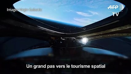 Tourisme spatial: Virgin Galactic atteint l'espace