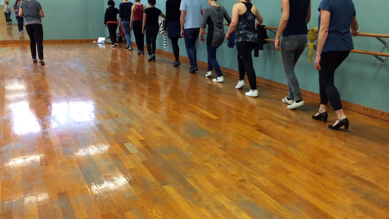 Stage claquettes à la barre (8/12/2018)