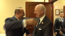 - Bakan Çavuşoğlu BM Suriye Özel Temsilcisi Mistura ile görüştü