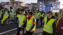 Près de 350 Gilets jaunes dans les rues de Roanne