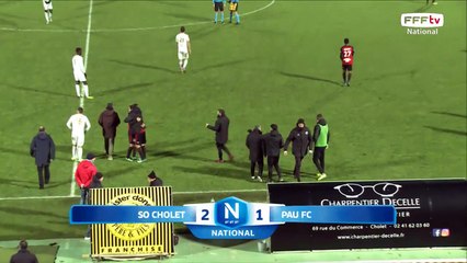 Victoire de Cholet 2-1 sur sa pelouse devant le Pau FC.