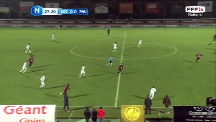 Ouverture du score du PAU FC signé V. THILL ! Très belle combinaison dans la surface et THILL à la conclusion, 0-1 pour PAU FC !