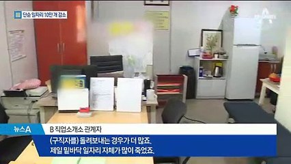 취약계층이 더 큰 타격…단순 일자리 10만 개 감소