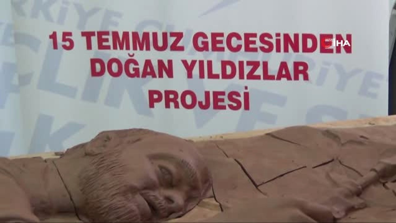 15 Temmuz Şehitlerini Rölyef Sanatı ile Resmediyorlar