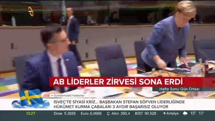 AB Liderler Zirvesi sona erdi