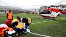 Sobadan Sızan Gazdan Zehirlenen Çift Hava Ambulansı ile Hastaneye Kaldırıldı