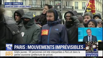 Descargar video: Gilets jaunes : Olivier Besancenot (NPA) manifeste à Paris