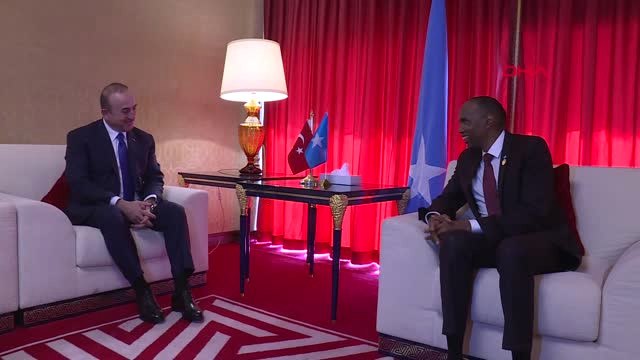 Dha Dış - Dışişleri Bakanı Çavuşoğlu, Somali Başbakanı Hassan Ali Khayre ile Görüştü