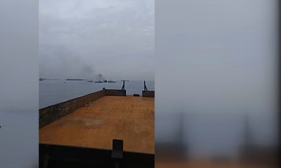Generator Diduga Meledak, Kapal Tanker Terbakar di Batam