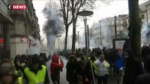 Acte V du mouvement des gilets jaunes : Nantes complètement enfumée