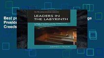 Best product  Leaders in the Labyrinth: College Presidents and the Battlegrounds of Creeds and