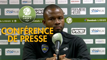 Conférence de presse Red Star  FC - FC Sochaux-Montbéliard (3-0) : Faruk HADZIBEGIC (RED) - Omar DAF (FCSM) - 2018/2019