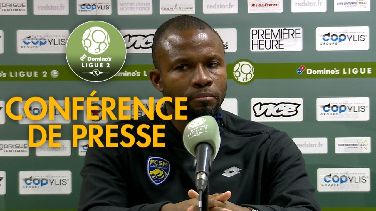 Conférence de presse Red Star  FC - FC Sochaux-Montbéliard (3-0) : Faruk HADZIBEGIC (RED) - Omar DAF (FCSM) - 2018/2019