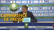 Conférence de presse Clermont Foot - RC Lens (0-0) : Pascal GASTIEN (CF63) - Philippe  MONTANIER (RCL) - 2018/2019