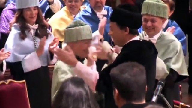 La primatóloga Jane Goodall, investida doctora honoris causa por la UCM