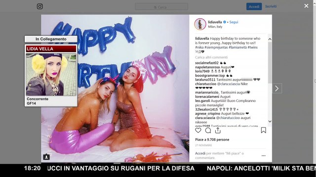 Non Succederà più - 15 Dicembre 2018- Rubrica Amore Air Line di Lidia Vella (GF14)