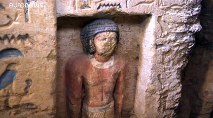 شاهد: اكتشاف مقبرة فرعونية في مصر عمرها 4400 عام