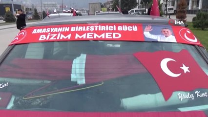 MHP Adayı Sarı'ya Amasyalılardan Coşkulu Karşılama