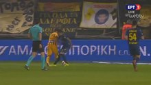 Bruno Gama Requests a penalty - Aris vs Panaitolikos - 15.12.2018 [HD]