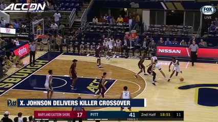 Pitt's Xavier Johnson Gets To The Rack With Killer Crossover