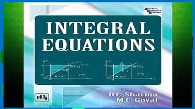 Popular Integral Equations - D.C. Sharma