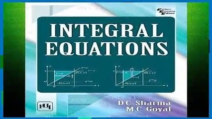 Popular Integral Equations - D.C. Sharma