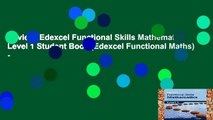 Review  Edexcel Functional Skills Mathematics Level 1 Student Book (Edexcel Functional Maths) -