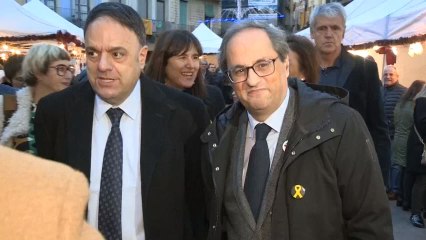 Torra asegura que en Cataluña "no hay un problema de convivencia, sino de democracia"