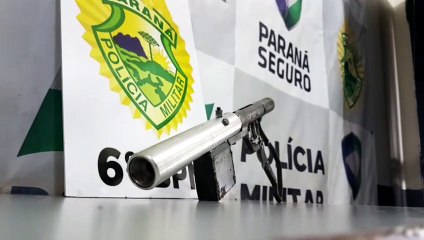 Metralhadora de fabricação caseira é encontrada no Bairro Cataratas