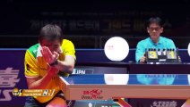 Tomokazu Harimoto vs Hugo Calderano | 2018 ITTF World Tour Grand Finals Highlights (1/2)