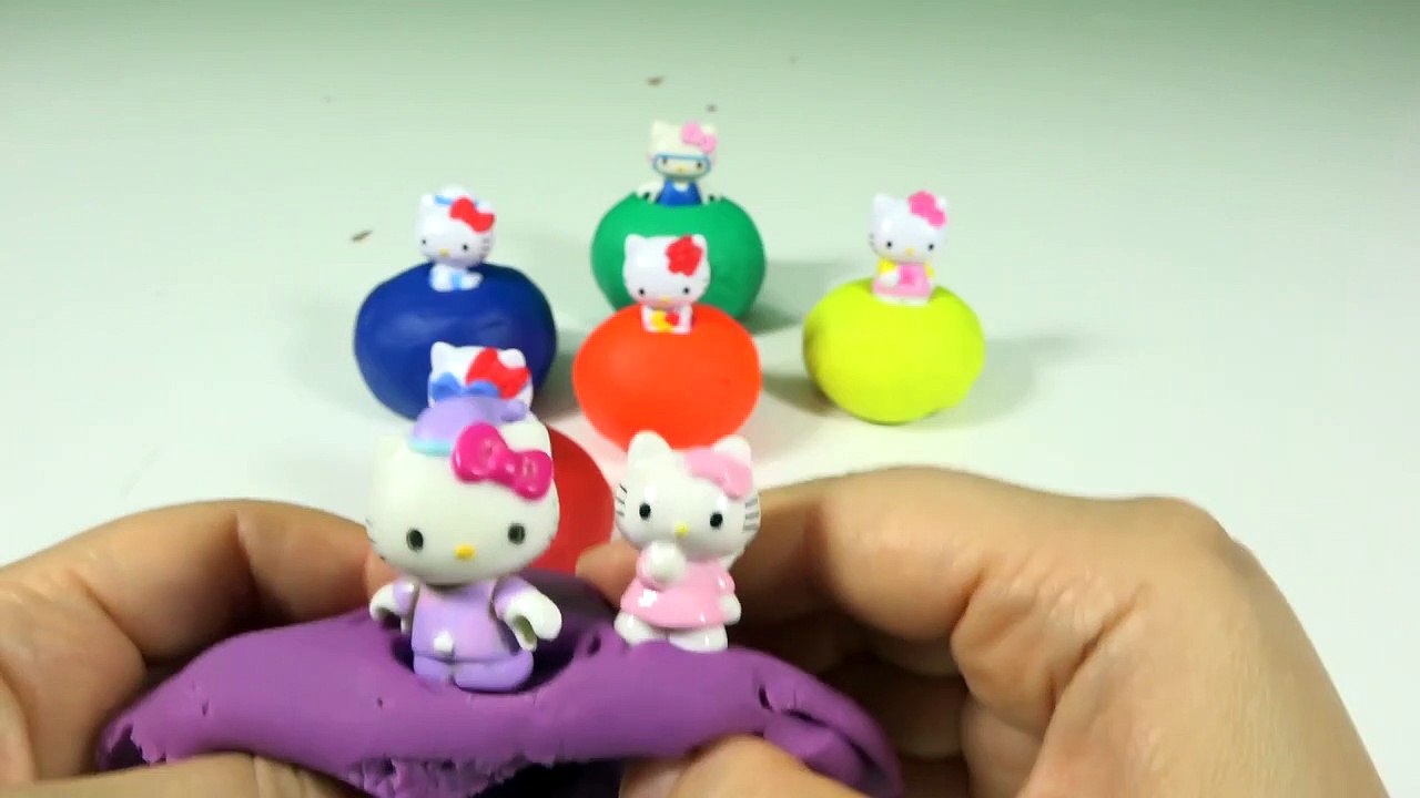 Oyun Hamuru Sürpriz Yumurta Açımı | Hello Kitty Oyuncaklı Sürpriz Yumurtalar