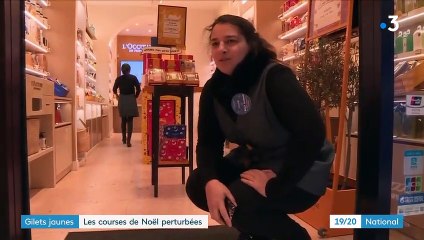 "Gilets jaunes" : les courses de Noël perturbées par l'"acte 5" à Paris