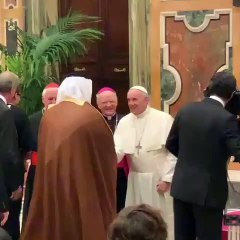"النجم  حسين الجسمي يلتقي بابا الفاتيكان "البابا فرنسيس