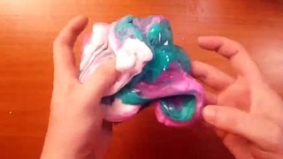 Mixing Kinetic Sand & Clay With Homemade Slime