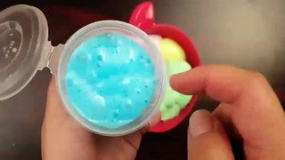 Mixing Store Bought Slime and Bubbly Slime - Satisfying Slime Video