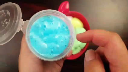 Mixing Store Bought Slime and Bubbly Slime - Satisfying Slime Video
