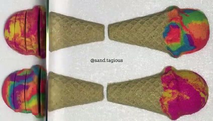 Crunchy Kinetic Sand Cutting Video Compilation #9 - Very Satisfying Video Compilation