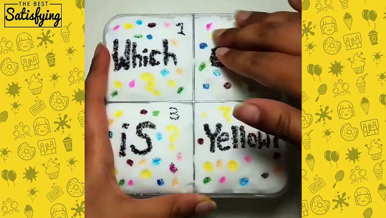 Most Satisfying Crunchy Slime 2018   9