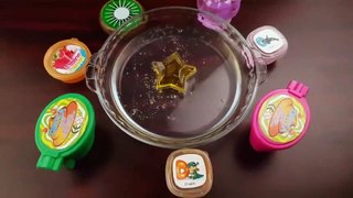 Mixing Store Bought Slime Into Clear Slime - Slime Smoothie - Satisfying Slime Video